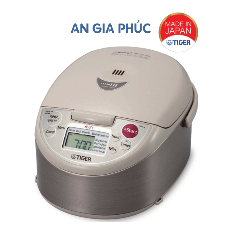 Nồi cơm điện tử cao tần tiger 2 trong 1 jkw-a18w - an gia phúc