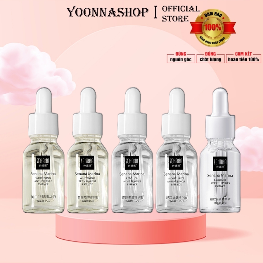 SERUM Trắng Da Ngừa Mụn Senana 15ml Trẻ Hóa Da Kiểm Soát Dầu Dưỡng Ẩm