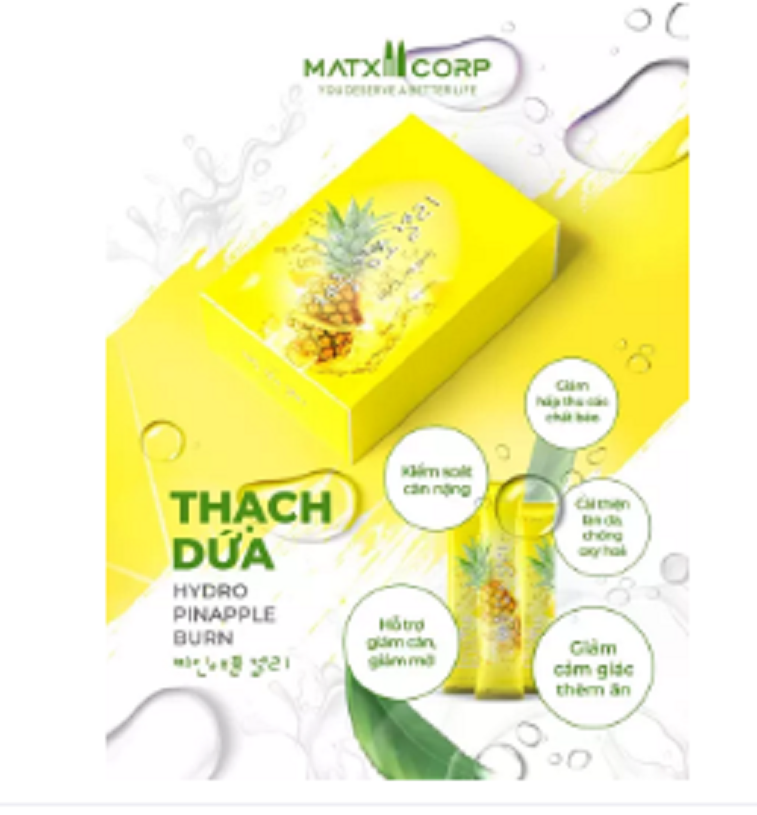 Thạch Dứa Giảm Cân Matxi Corp