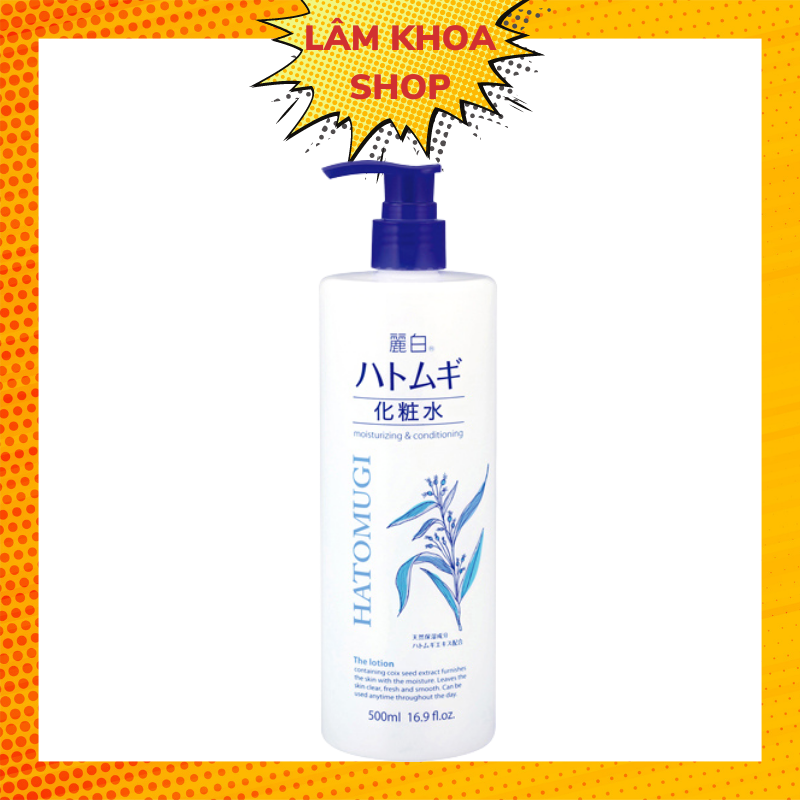 Sữa tắm hạt ý dĩ hatomugi trắng da nội địa nhật 800ml