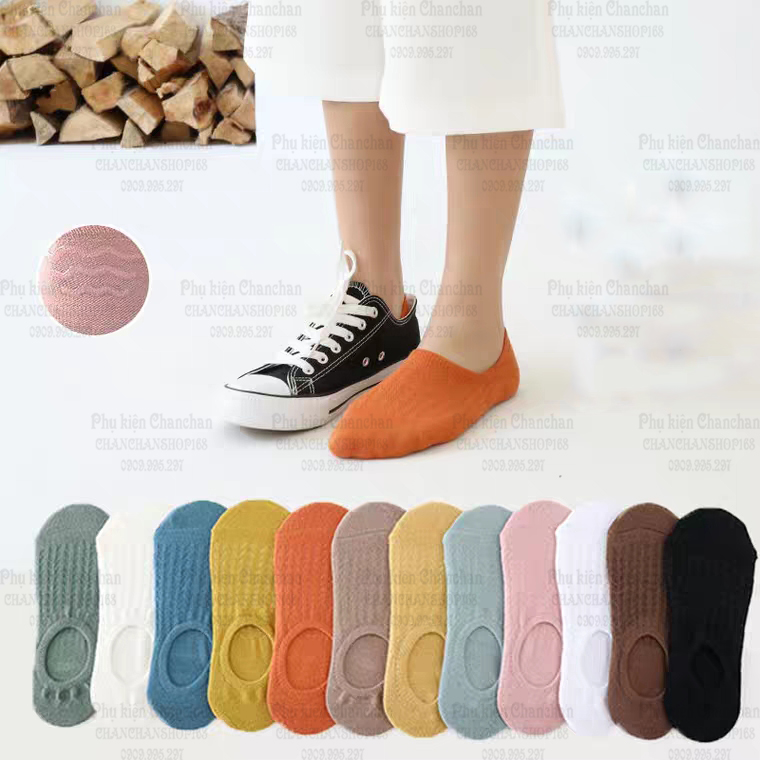 Vớ lười sọc lưới sz nữ 16k / đôi