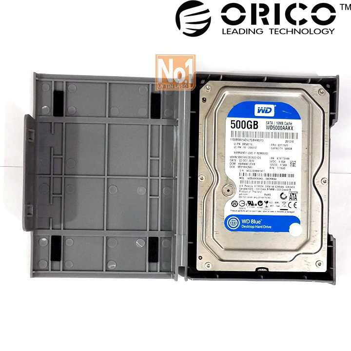 Hộp đựng Orico PHP bảo vệ ổ cứng HDD 3.5 inch màu xám BX65