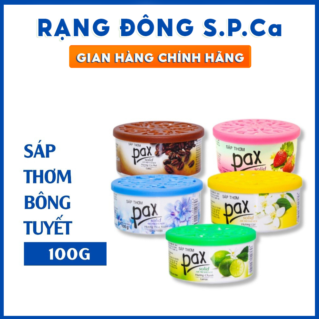 Sáp Thơm Phòng Ngủ Khử Mùi Pax 100g Giúp Làm Thơm Phòng Ngủ, Nhà Vệ Sinh, Ô Tô, Tủ Quần Áo Đa Năng