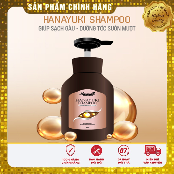[Chính Hãng] dầu gội hanayuki shampoo sạch da đầu