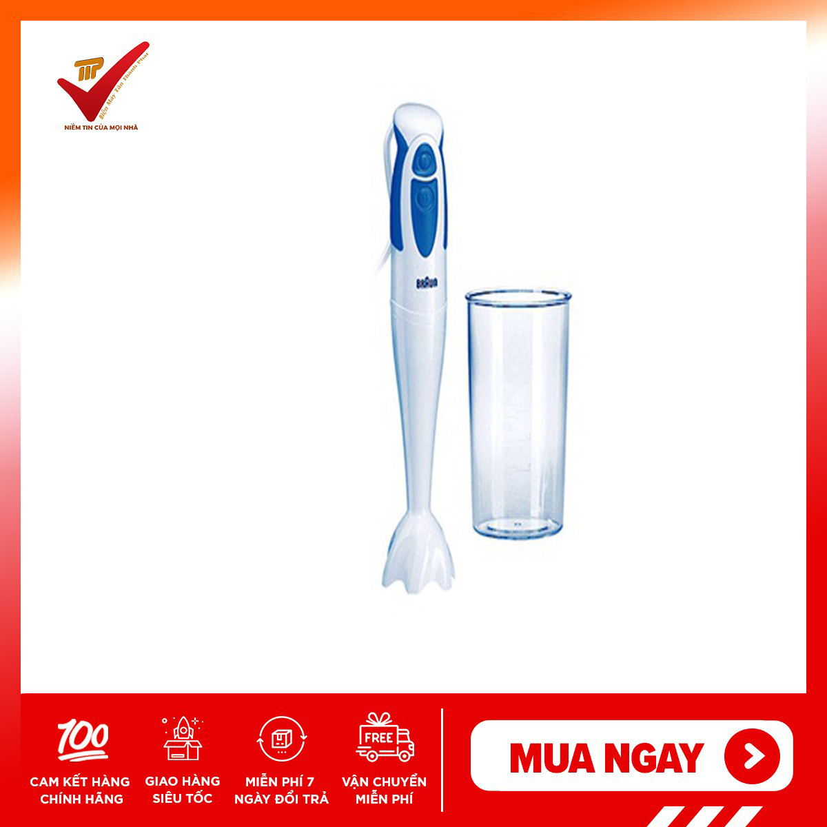 Máy xay braun cao cấp mq3000 smoothie