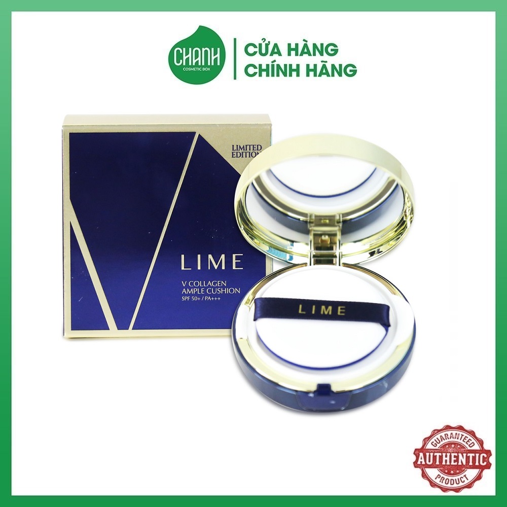 Phấn nước lime v collagen ample cushion spf 50+/pa+++ 20g