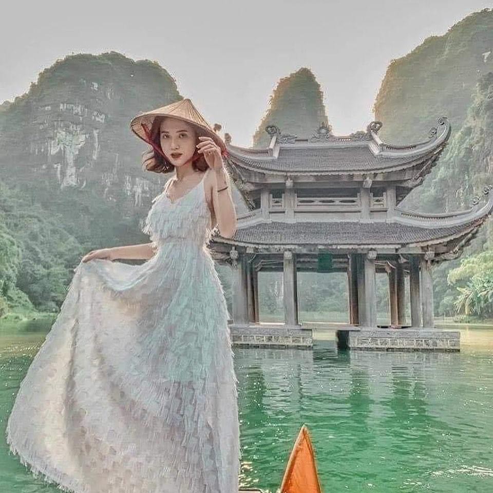 [FreeShip] Đầm maxi đi biển đi ninh bình đẹp