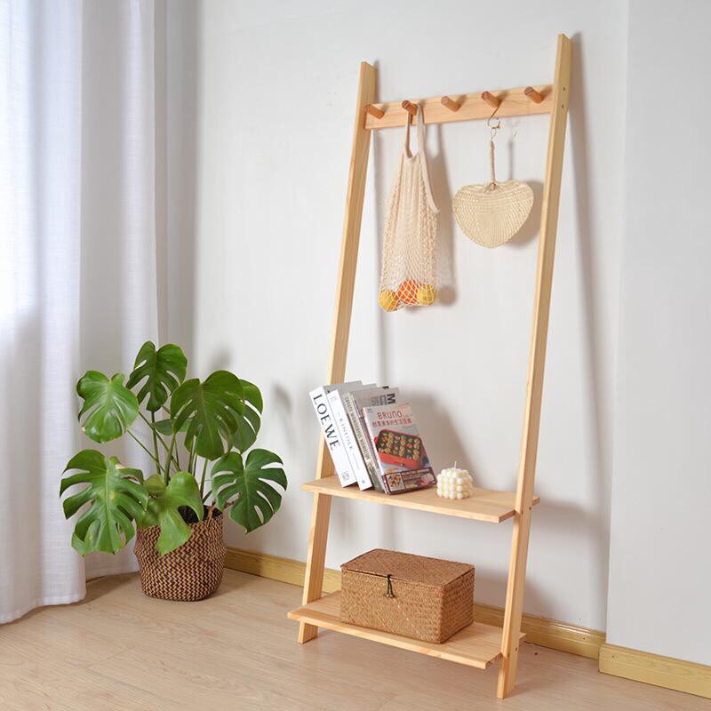 [HCM]Thang gỗ dựa tường treo quần áo phụ kiện chụp hình, Kệ treo đồ decor shop - Decor Fancy