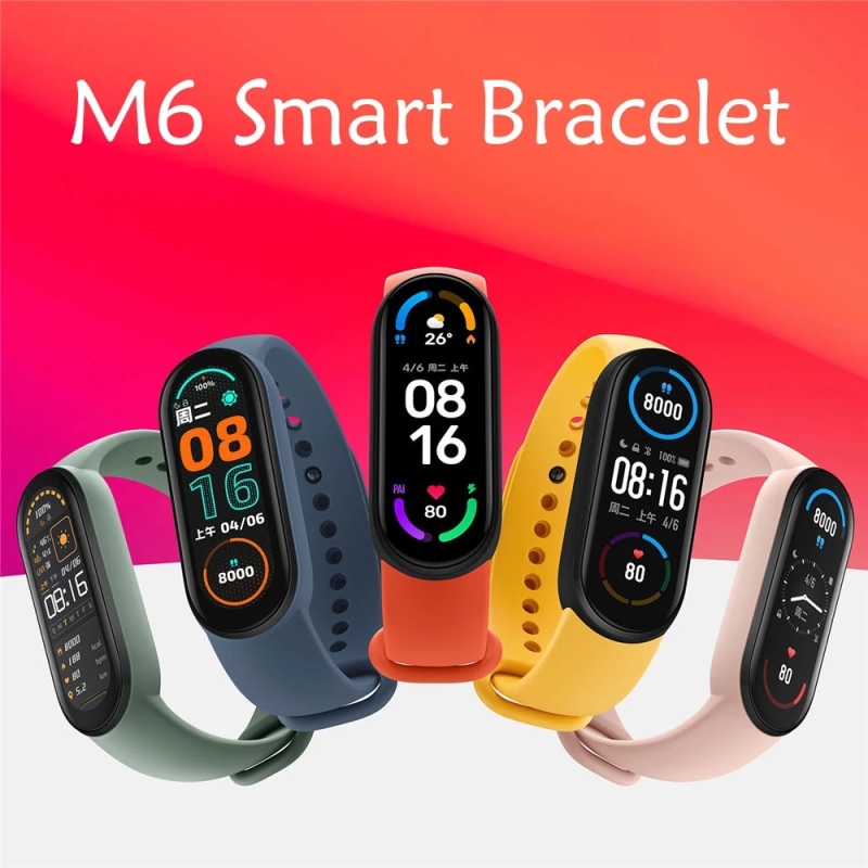 M6 Smart Band Fitness Tracker Wristband Bracelet Pedometer Sports Smart