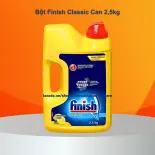 Bột rửa bát Finish 2,5kg 2,2kg 1,2kg rửa siêu sạch siêu tiết kiệm Viên muối bóng finish đủ loại chuyên dùng cho máy rửa chén bát