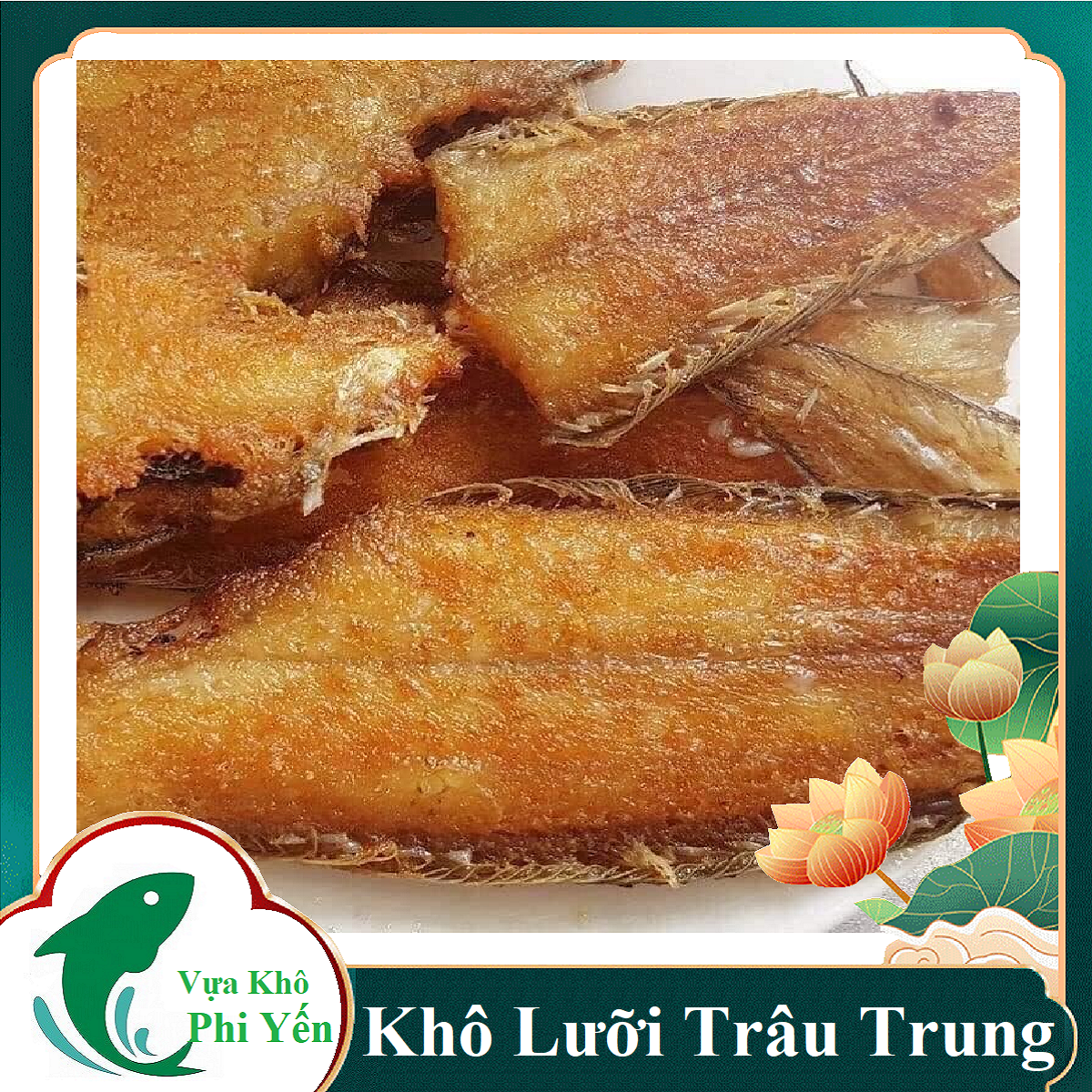 Khô Cá Lưỡi Trâu Biển thịt thơm, béo- Khô Cá Lưỡi Trâu Cá lưỡi mèo, cá thờn bơn