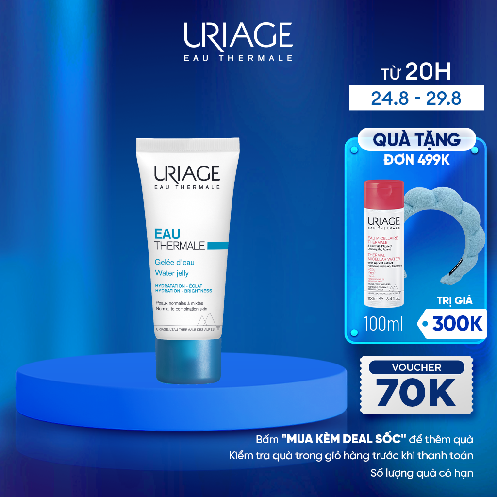 Dưỡng ẩm khoáng chuyên sâu dạng thạch nước URIAGE EAU THERMALE GELEE D'EAU T 40ml