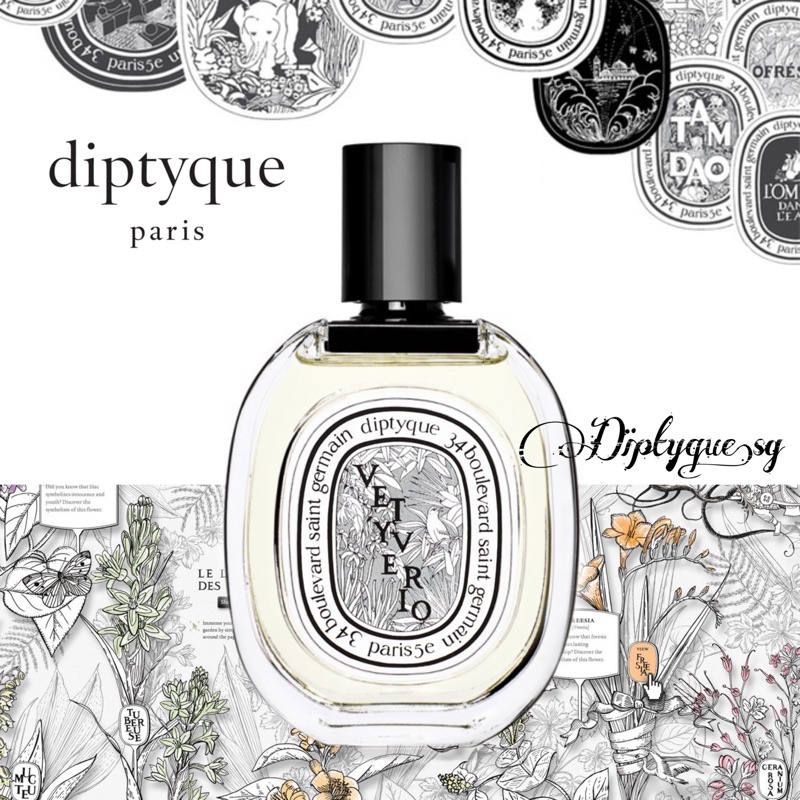 Mẫu thử nước hoa Diptyque Vetyverio/Vetiver EDT Test 5ml/10ml/20ml