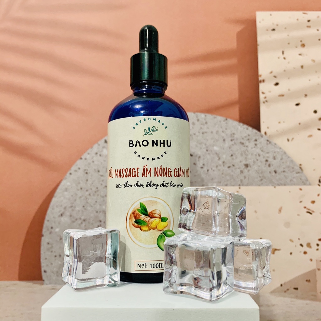 Dầu massage ấm nóng giảm mỡ, giải mỏi thiên nhiên 100ml
