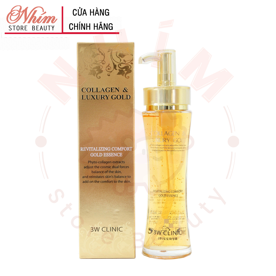 Tinh chất dưỡng trắng da 3w clinic collagen luxury gold 150ml