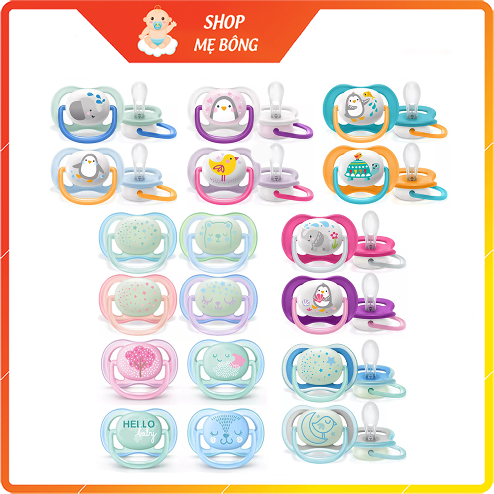 Ti giả Philips Avent Ultra Air chỉnh nha đầu dẹt