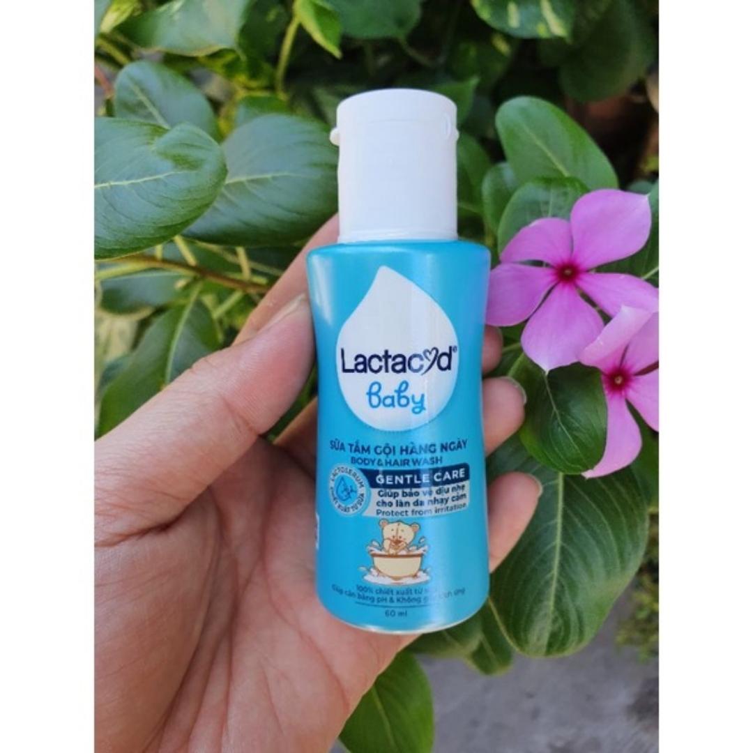 Sữa tắm gội Lactacyd BB chống rôm sảy cho trẻ 60ml