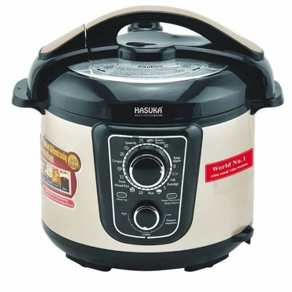 Nồi áp suất đa năng hasuka 6l siêu bền