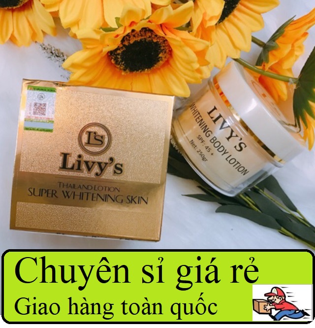 [ COMBO 5 ] Kem Dưỡng Trắng Da Body LIVY Thái Lan