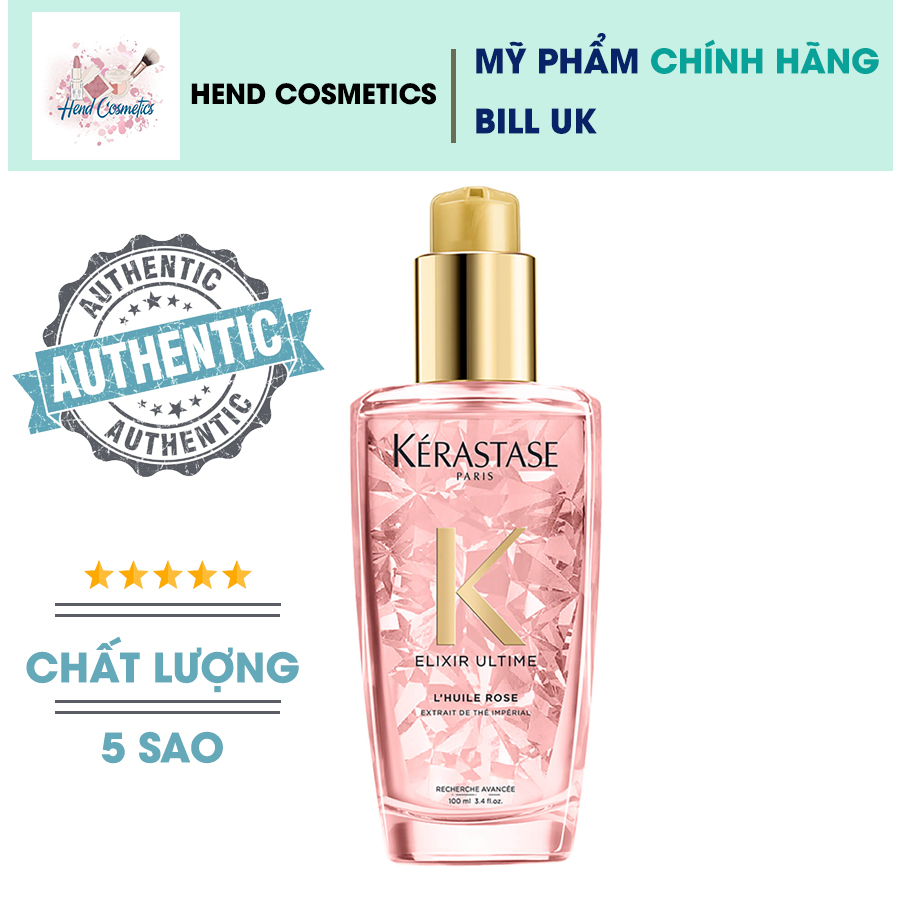 Dầu dưỡng tóc phục hồi cho tóc nhuộm Kerastase Elixir Ultime Rose 100ml