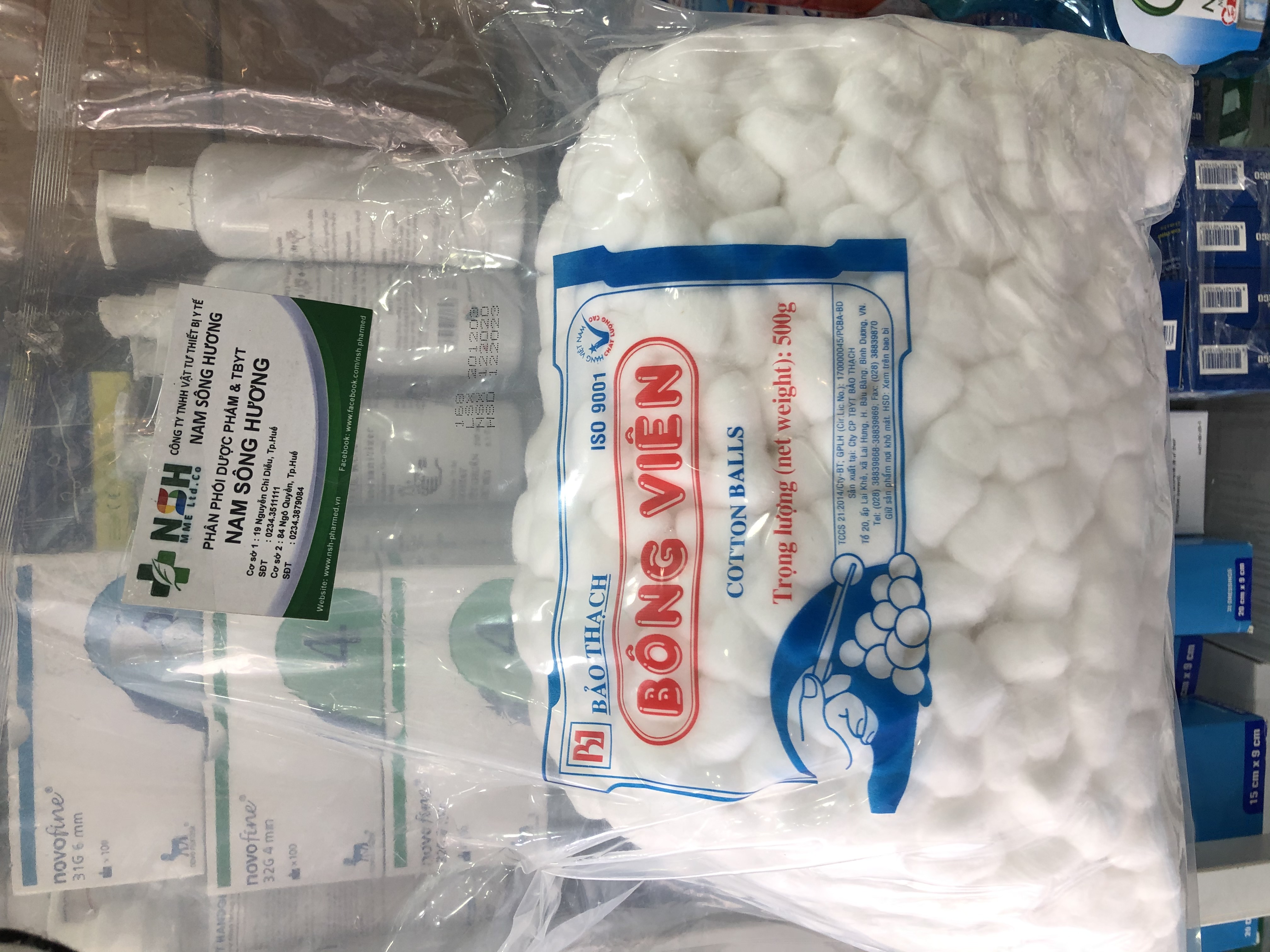 [HÀNG LOẠI 1] Bì 500gr Bông gòn viên Bảo thạch tiệt trùng gói 500gr