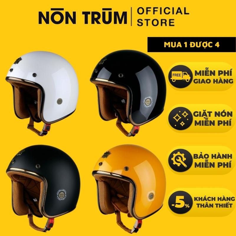 Mũ bảo hiểm 3/4 royal m20c, nón bảo hiểm xe máy cho nam và nữ có thể tháo rời lót cao cấp - nón trùm