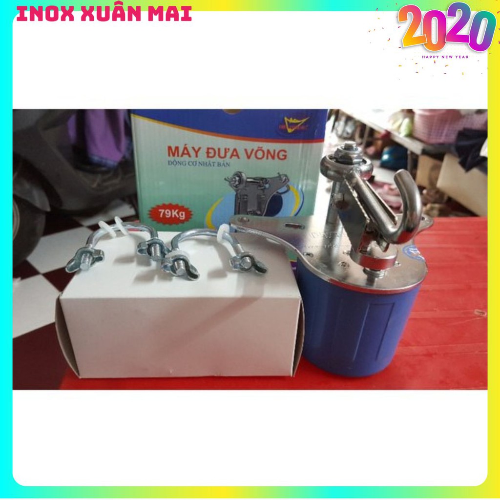 Máy đưa võng cao cấp duy phương- inox xuân mai
