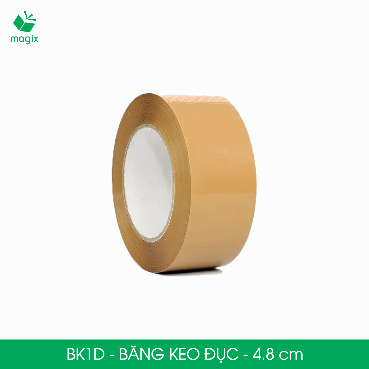 BK1D - 4.8cm - Block 12 cuộn băng keo đục đóng hàng, băng dính gói hàng, băng keo đóng thùng carton