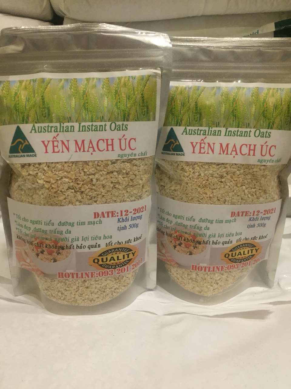[HCM]YẾN MẠCH ÚC ăn liền 500G