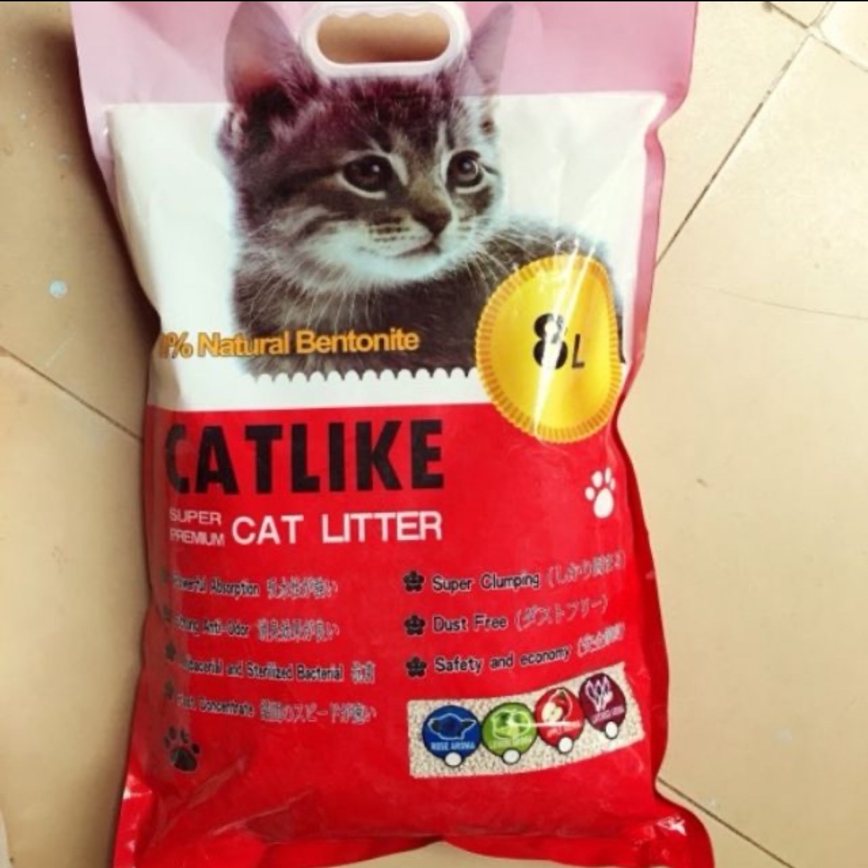 Cát mèo Catlike túi 8L