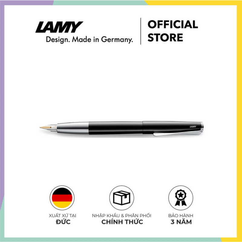 Bút máy cao cấp LAMY studio Piano Black - Hãng phân phối chính thức