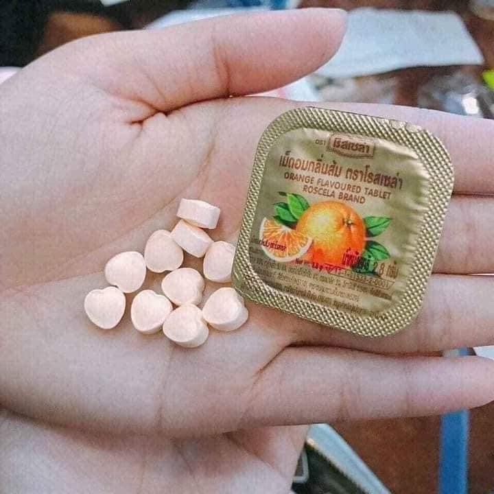 Kẹo C hình trái tim Thái Lan - vỉ 24 hộp
