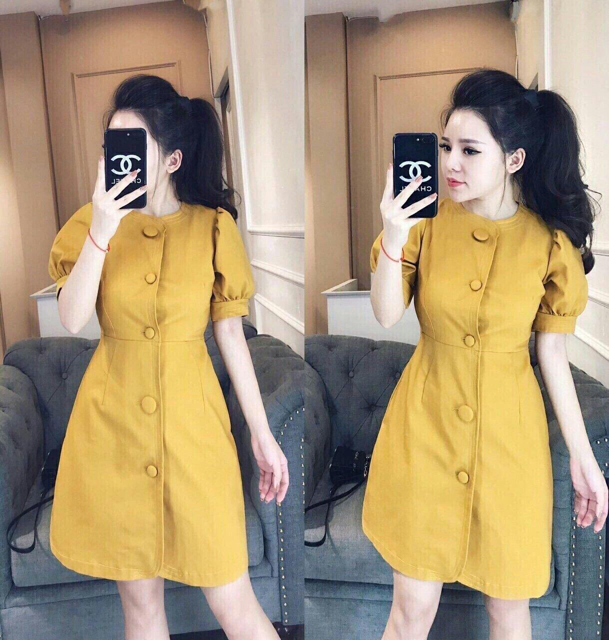 Đầm suông thun cao cấp đơn giản phù hợp đi dạo phố hội nghị