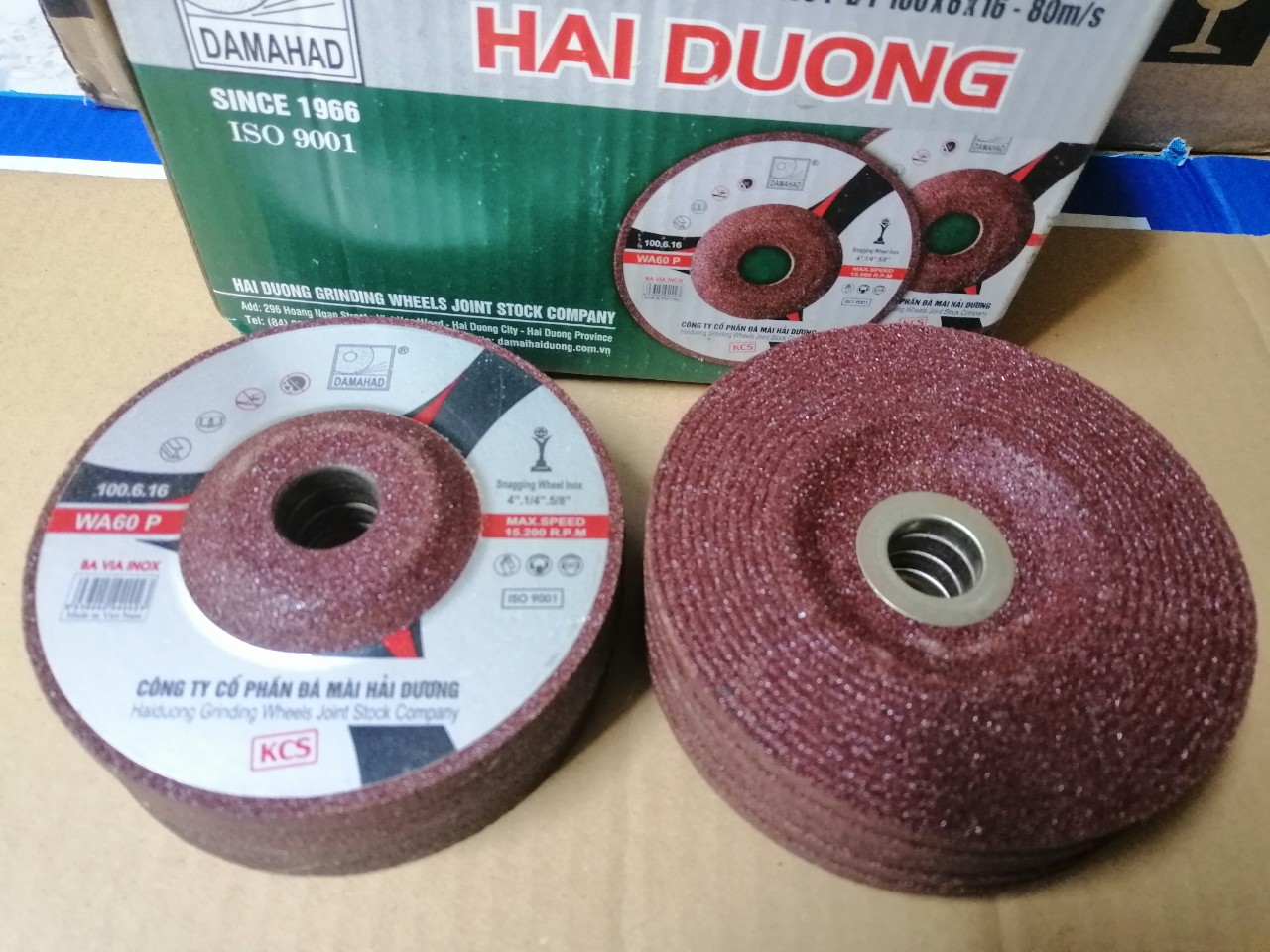 Đá mài inox hải dương 1 tấc