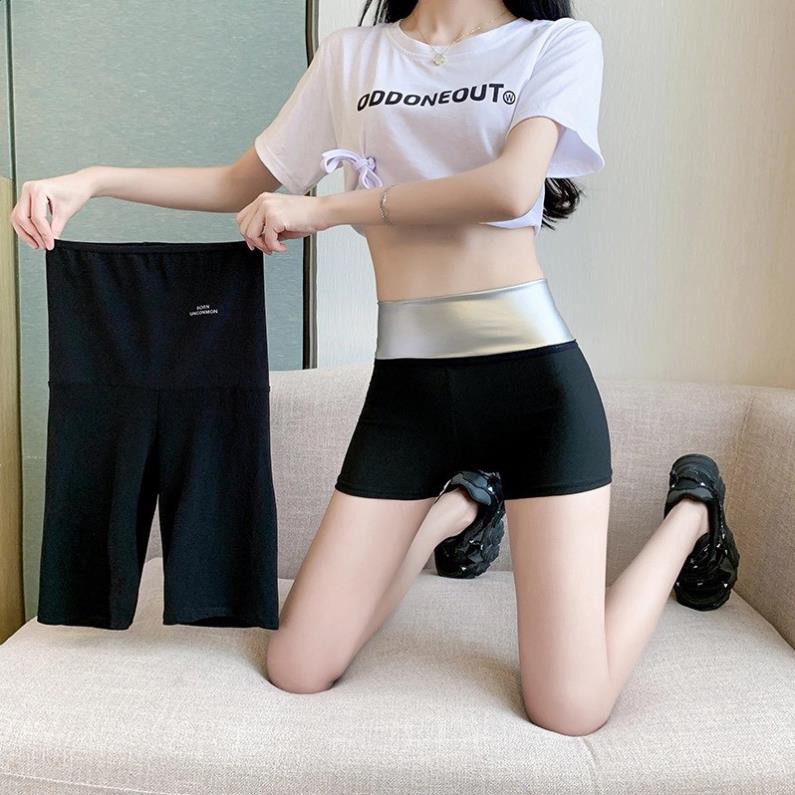 Quần tập sinh nhiệt tan mỡ bụng giảm eo đùi, ngố