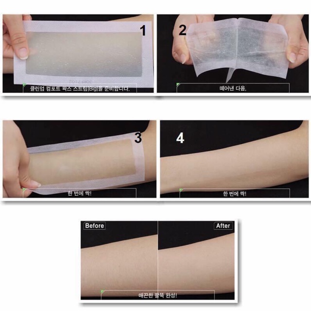 Miếng dán tẩy lông wax lông thái lan all wax