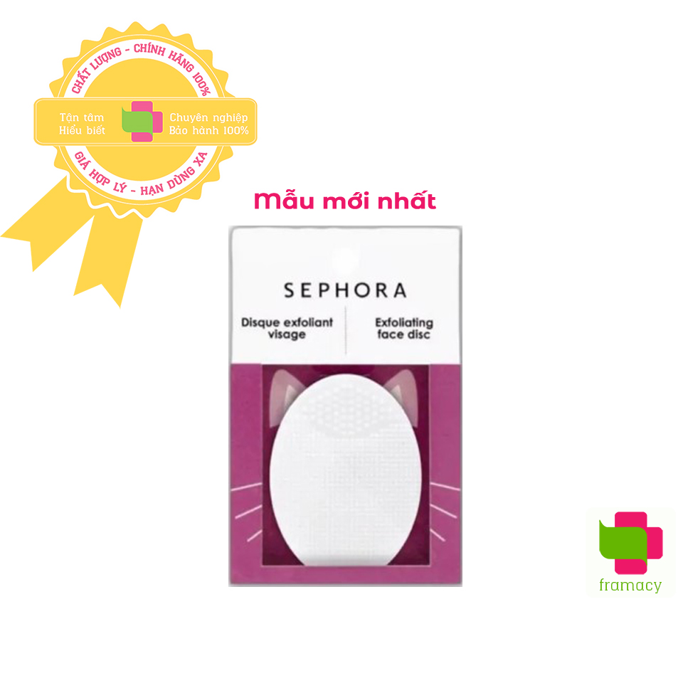 Miếng rửa mặt Sephora Exfoliating Face Disc, Pháp cho mọi lứa tuổi