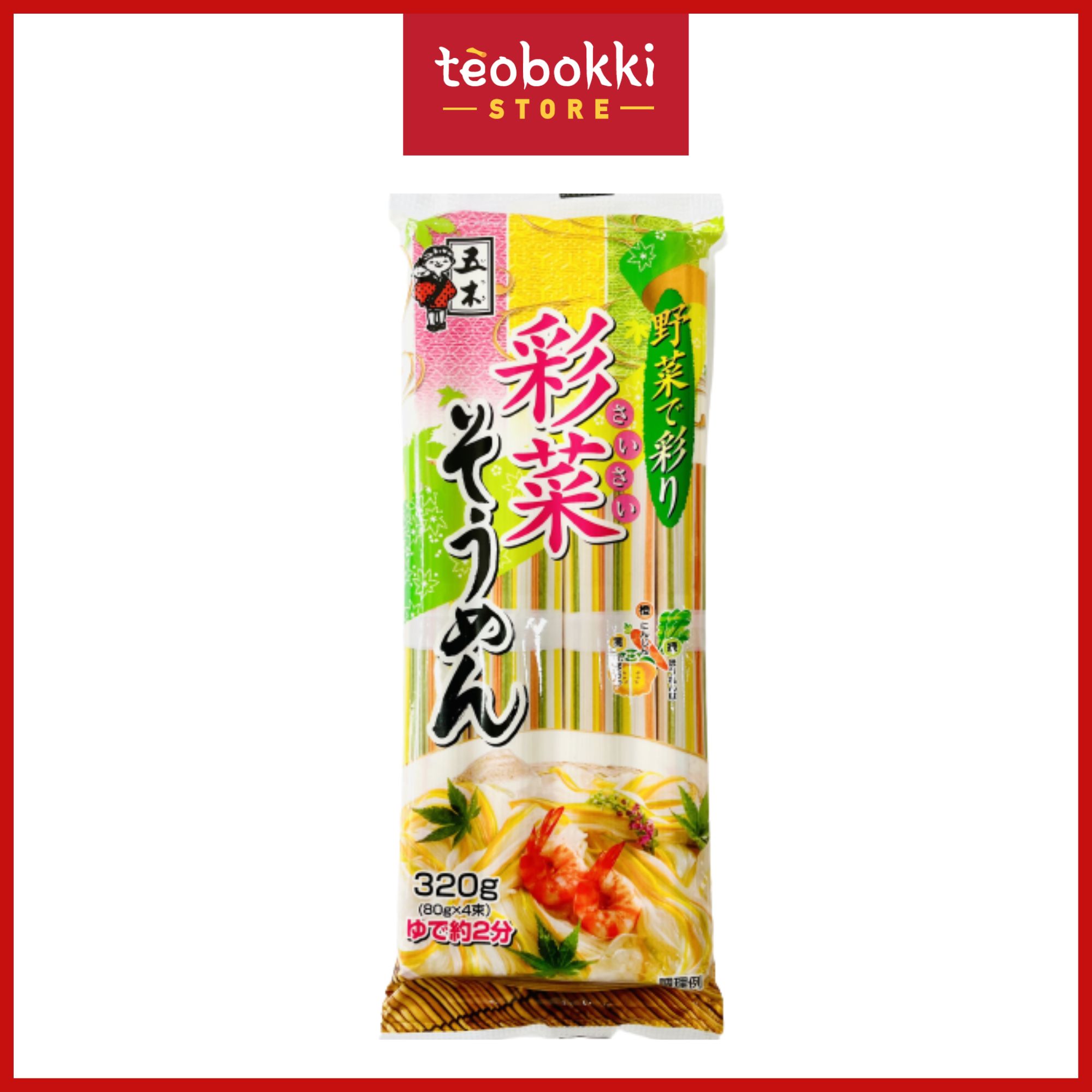 Mì somen rau củ itsuki 320g