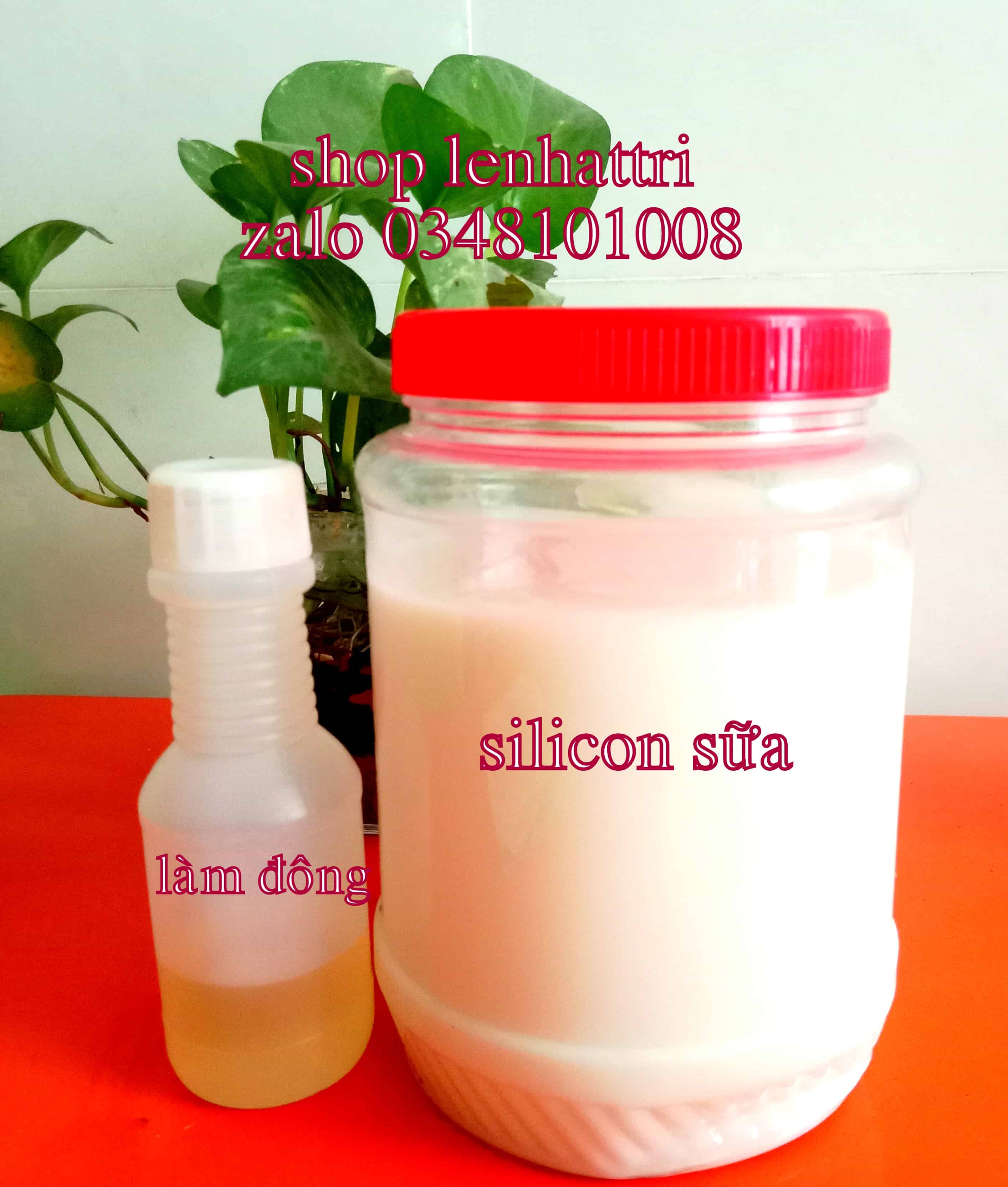 Keo Silicon lỏng đổ khuôn 1kg kèm xúc tác