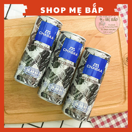 Lốc 6 lon nước sương sáo chabaa thái lan 230ml - shop mẹ bắp