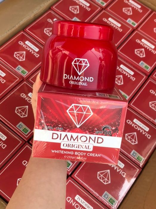 [Ảnh thật] body phấn tươi diamond 250gr