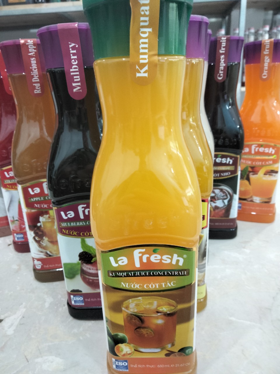 Nước cốt tắc la fresh 650ml - dùng pha chế trà trái cây