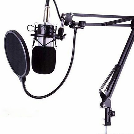 Chân đế kẹp mic thu âm