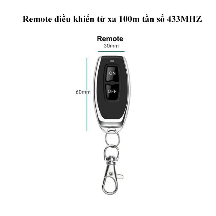 Remote điều khiển từ xa 100m tần số 433MHZ cao cấp,  thiết bị điện tử đa dụng, hiện đại, dễ dàng thao tác, đa năng, tiện dụng