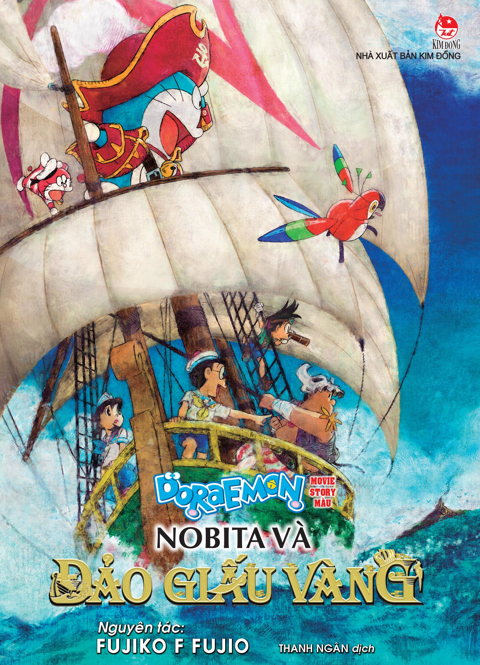 Kim Đồng - Doraemon Movie Story Màu: Nobita Và Đảo Giấu Vàng (Comic)