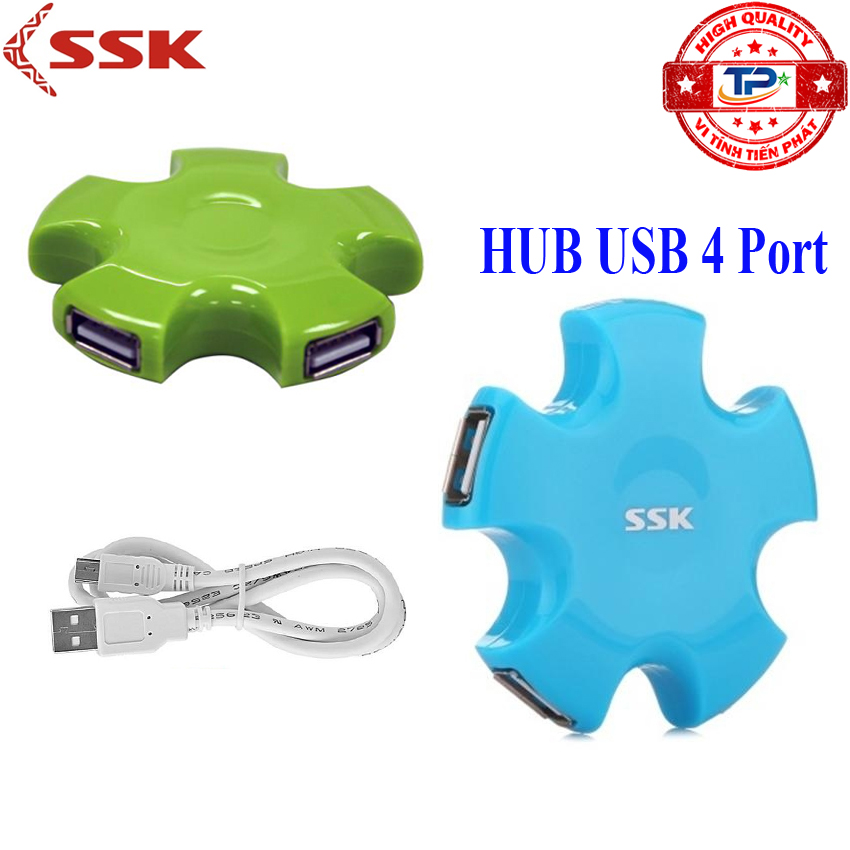 Bộ chia cổng usb - hub usb 4 cổng ssk shu024