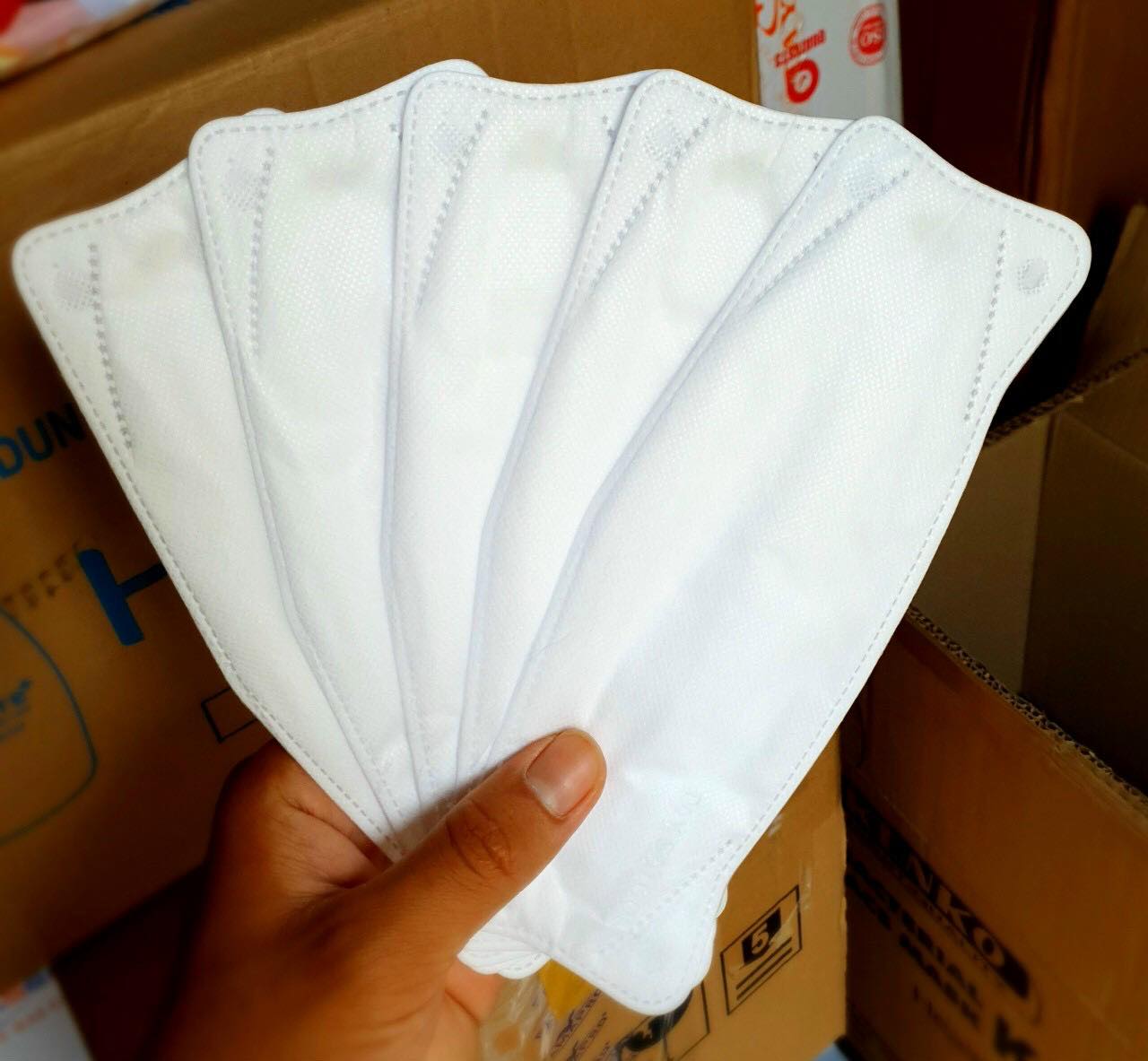 Khẩu trang kf94 tsg hero 4d siêu dày - gói 5 chiếc