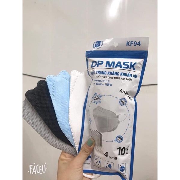 Thùng 30 túi mỗi túi 10 chiếc khẩu trang y tế kf94
