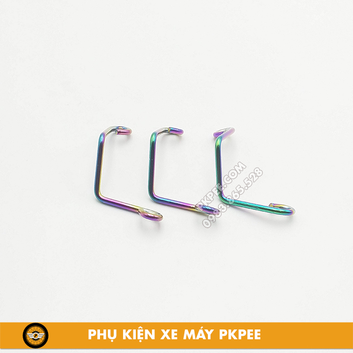Pát giữ bình dầu inox xi màu titan