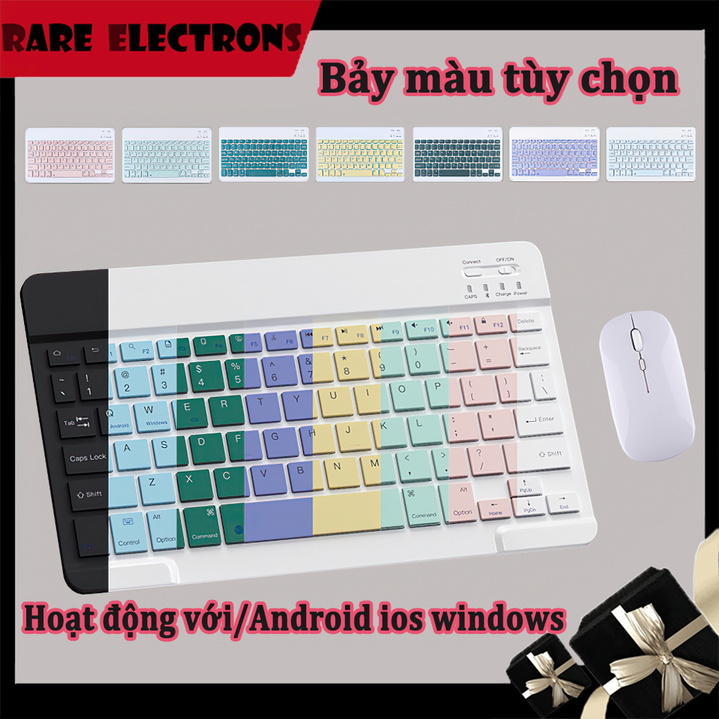 Bàn phím không dây bluetooth Bàn phím cho Windows / MAC / Android / IOS / Điện thoại / iPad / Máy tính bảng Bàn phím chuột Bluetooth kết nối điện thoại cho điện thoại rời cho laptop và chuột cho điện thoại
